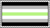 agender flag stamp